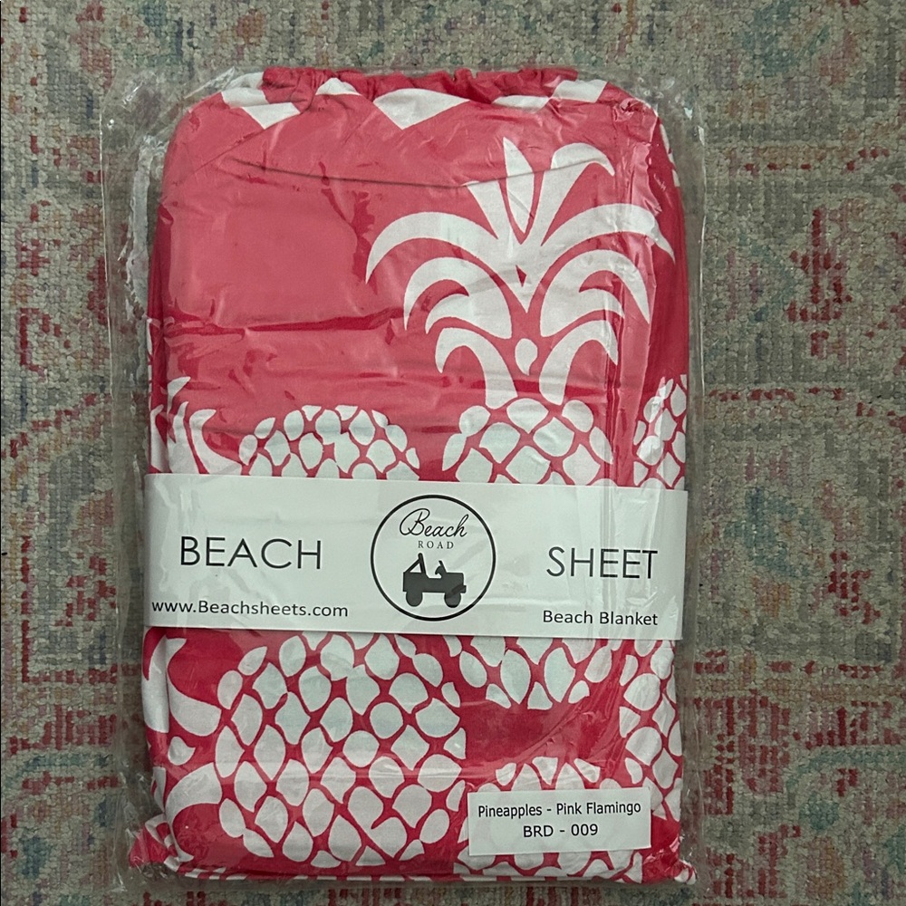 Pink Flamingo Beach Blanket